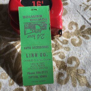 Matchbook Cover Linn Co. Advertising - Tipton, Iowa - Towing and Auto Parts